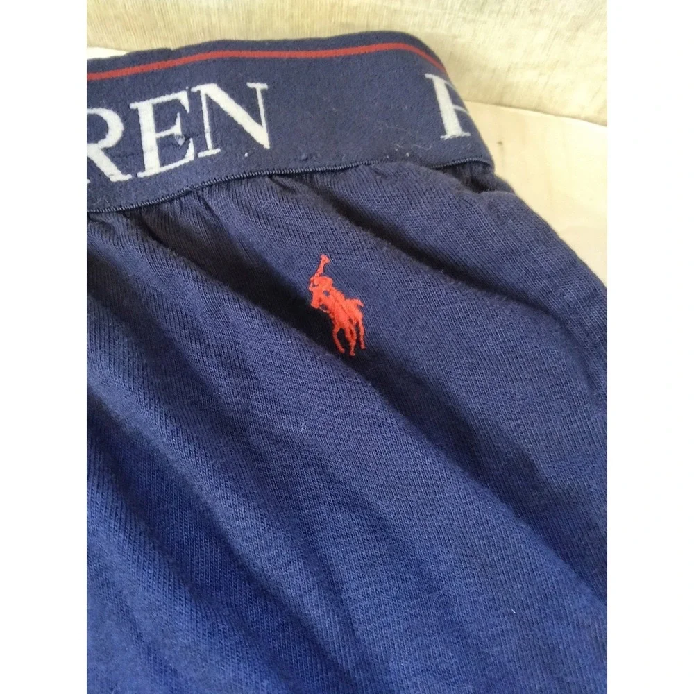 Polo Ralph Lauren Mens 4XL Pajama Pants Navy Blue Cotton Modal Lounge Sleepwear